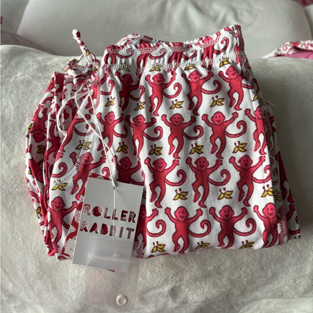 Roller Rabbit Pink Pajama Pants